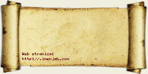 Anđela Komlenić vizit kartica